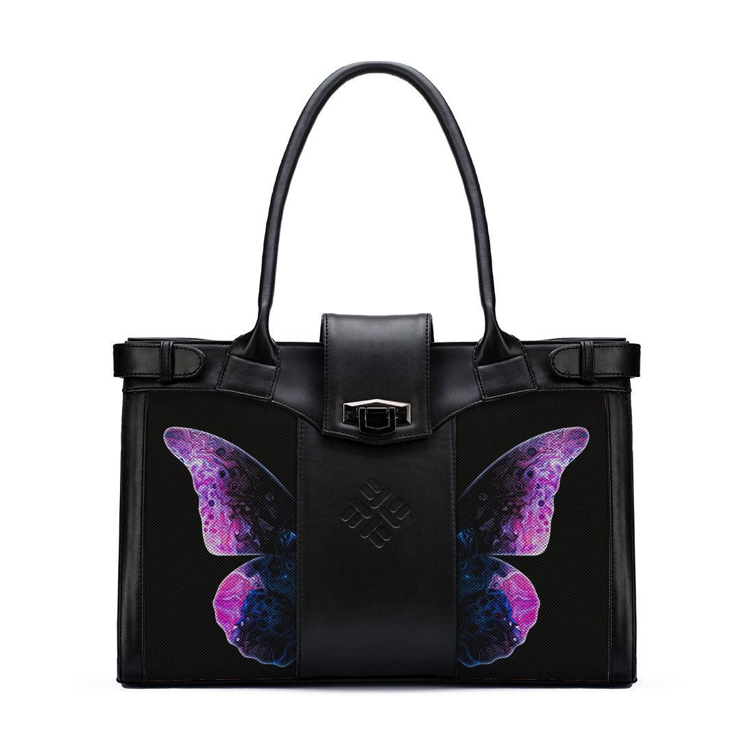 Black Double Handle Wings Butterfly - CANVAEGYPT