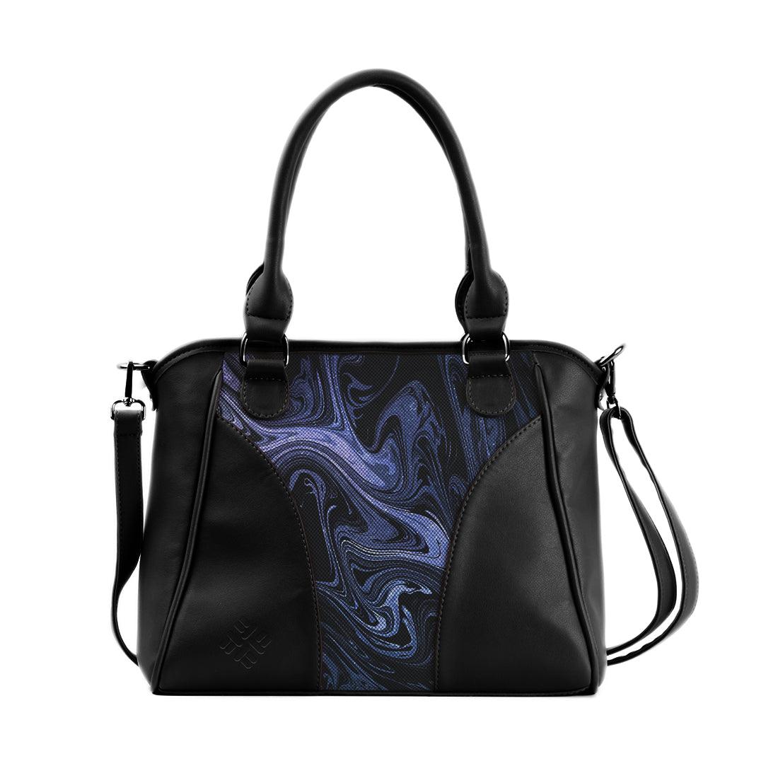 Black Ladies Handbag Fluid Night Sky - CANVAEGYPT
