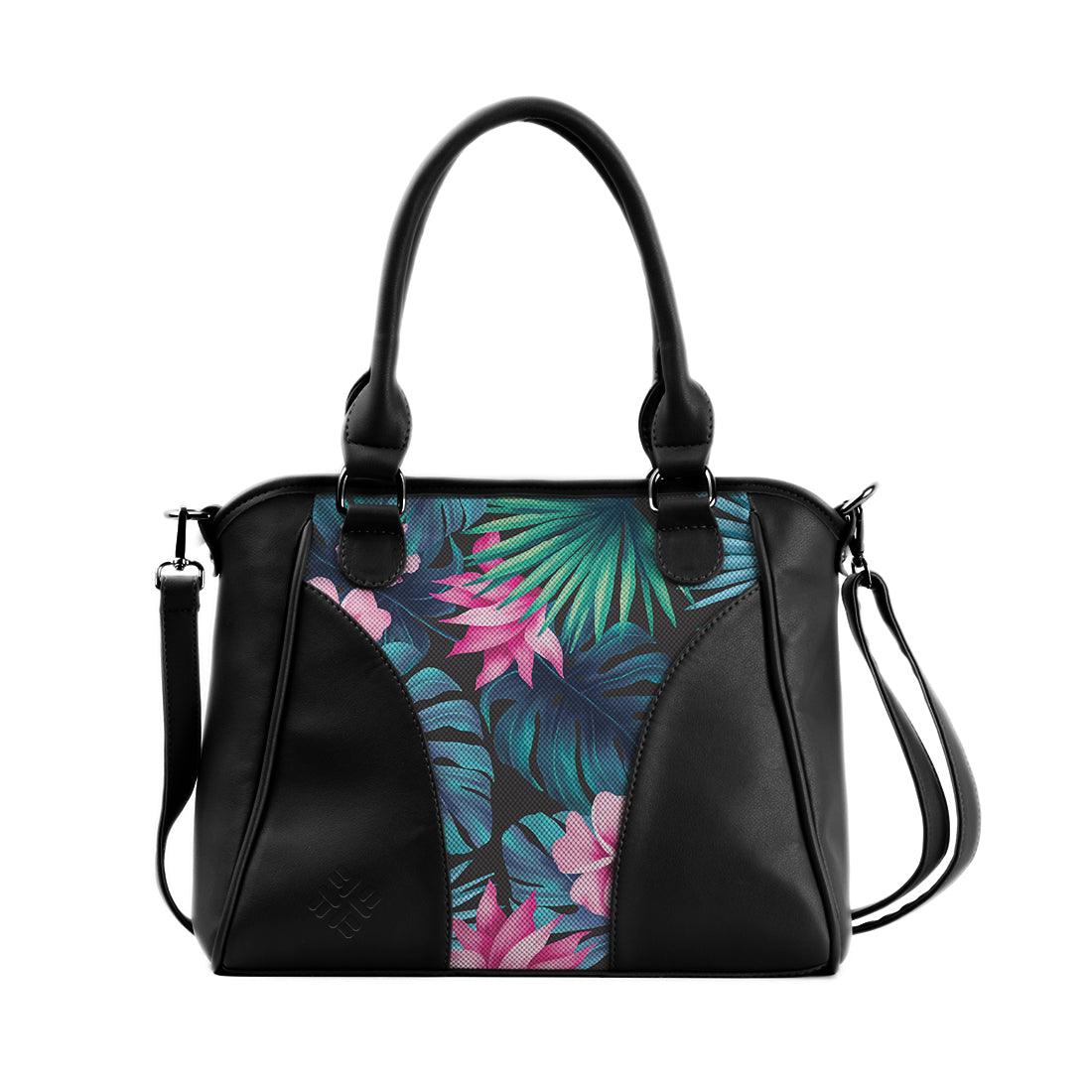 Black Ladies Handbag Garden Rose - CANVAEGYPT