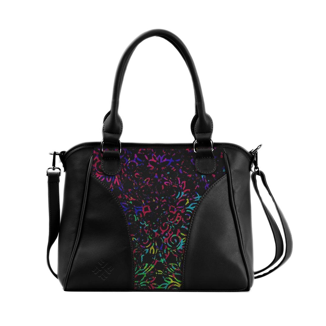 Black Ladies Handbag Neon