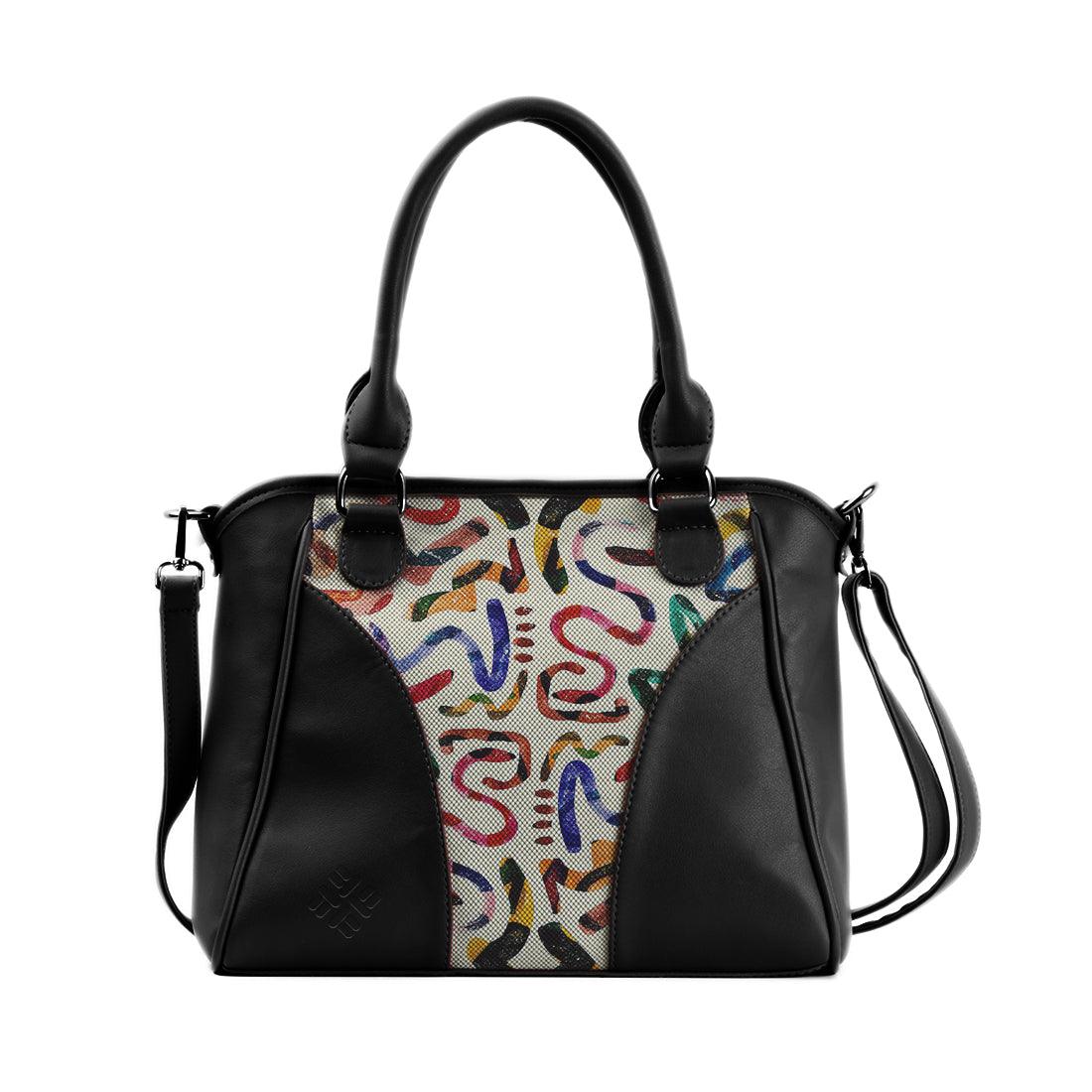 Black Ladies Handbag Pattern - CANVAEGYPT
