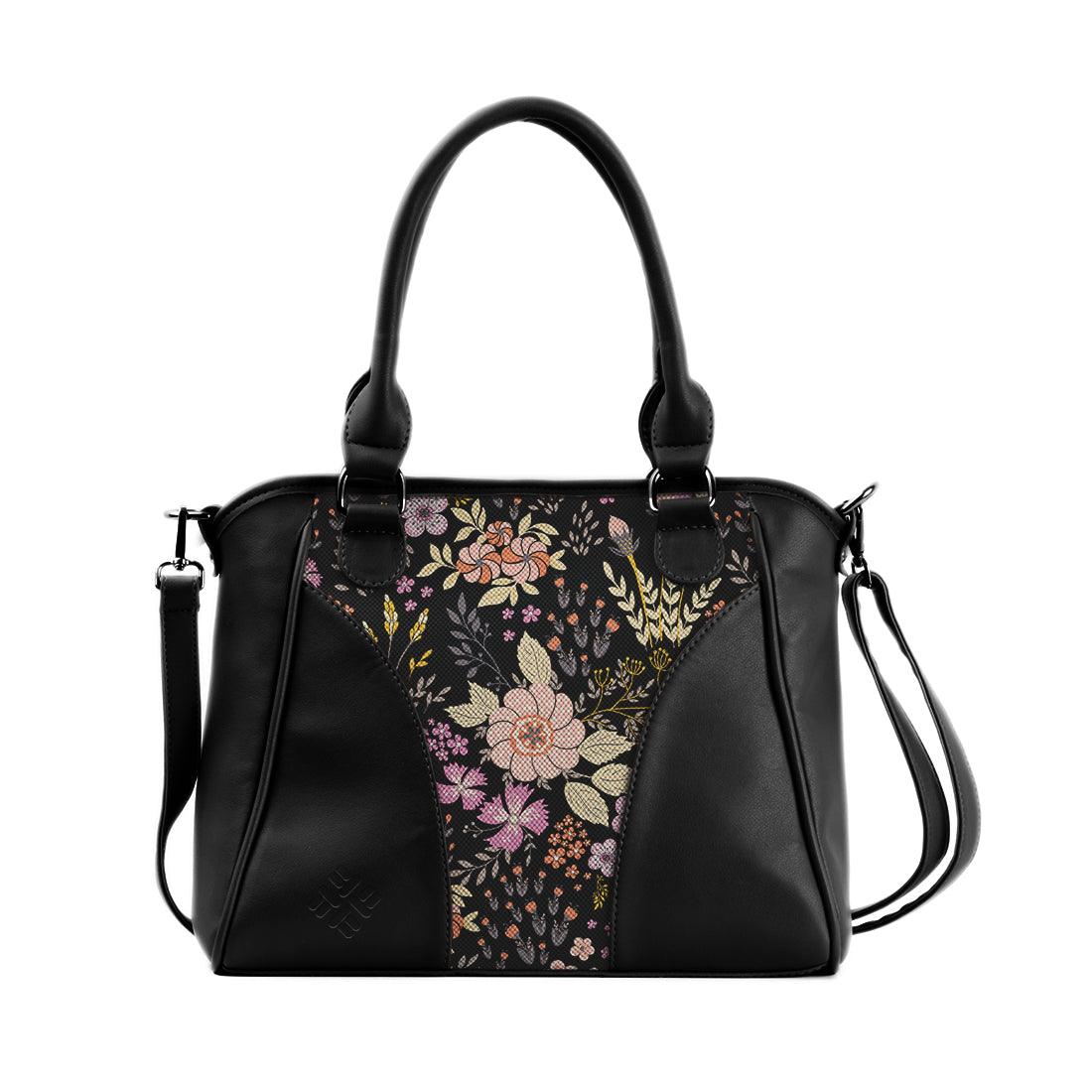 Black Ladies Handbag Textile - CANVAEGYPT