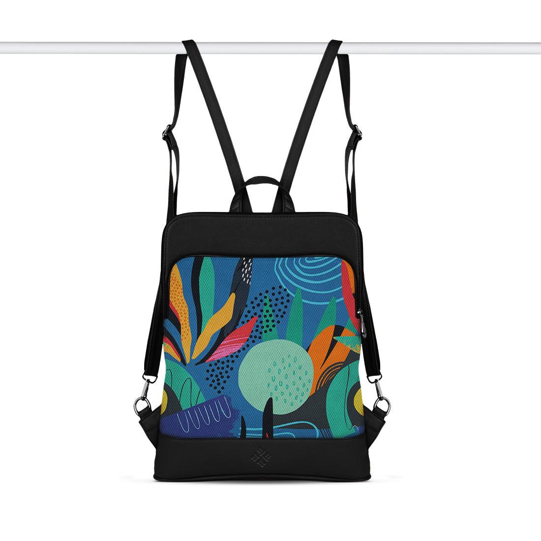 Black Laptop Backpack Abstract - CANVAEGYPT