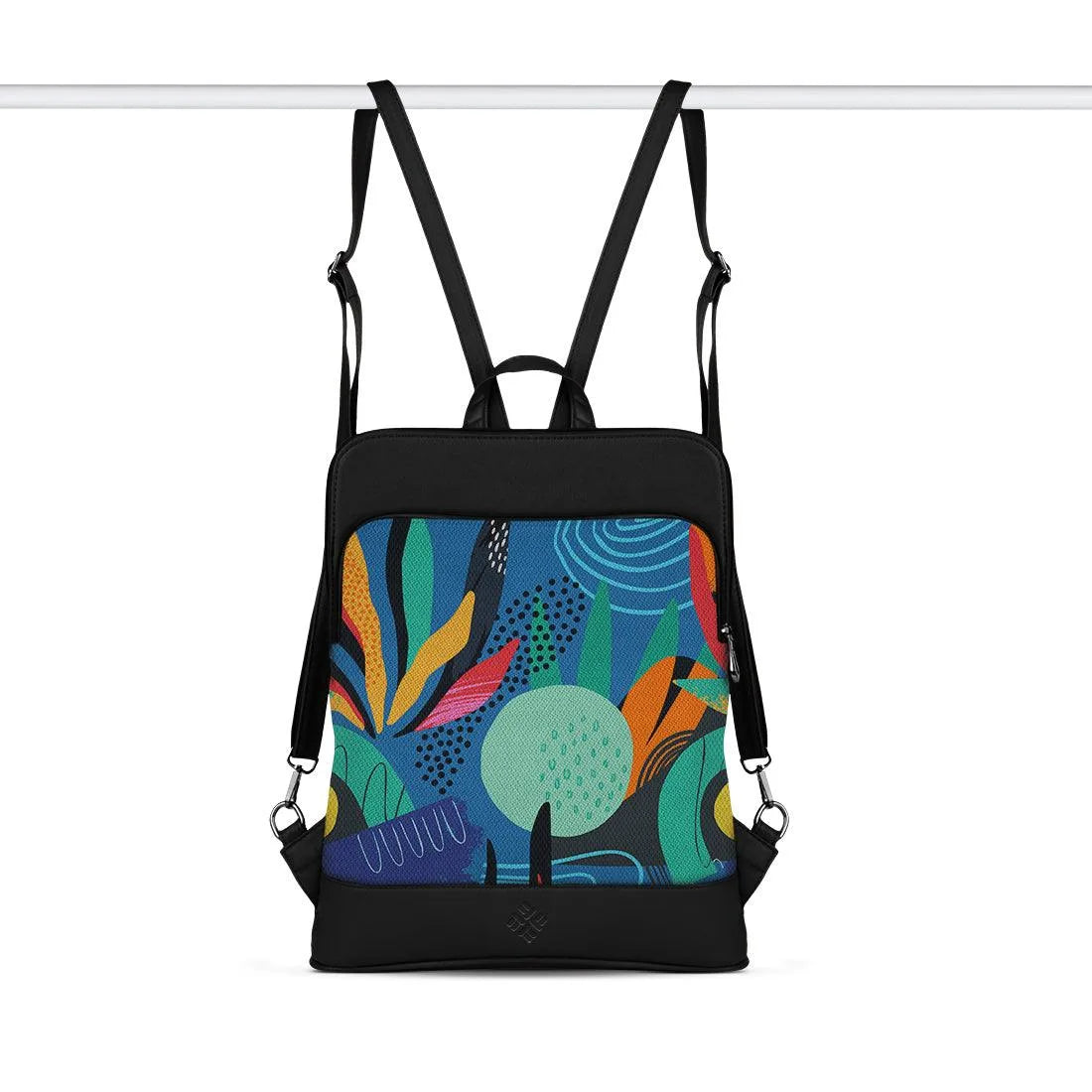 Black Laptop Backpack Abstract - CANVAEGYPT
