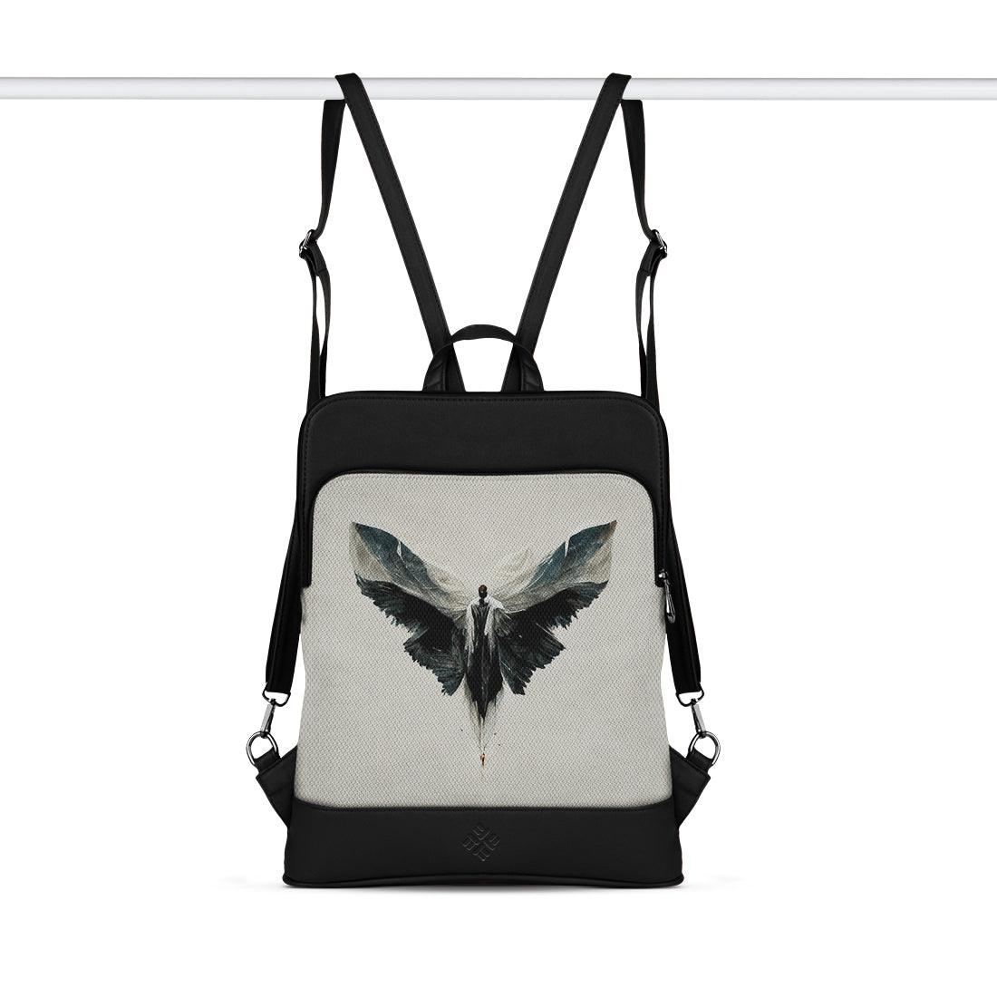 Black Laptop Backpack Black Angel - CANVAEGYPT