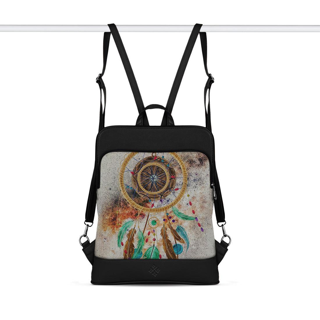 Black Laptop Backpack Dream Catcher - CANVAEGYPT