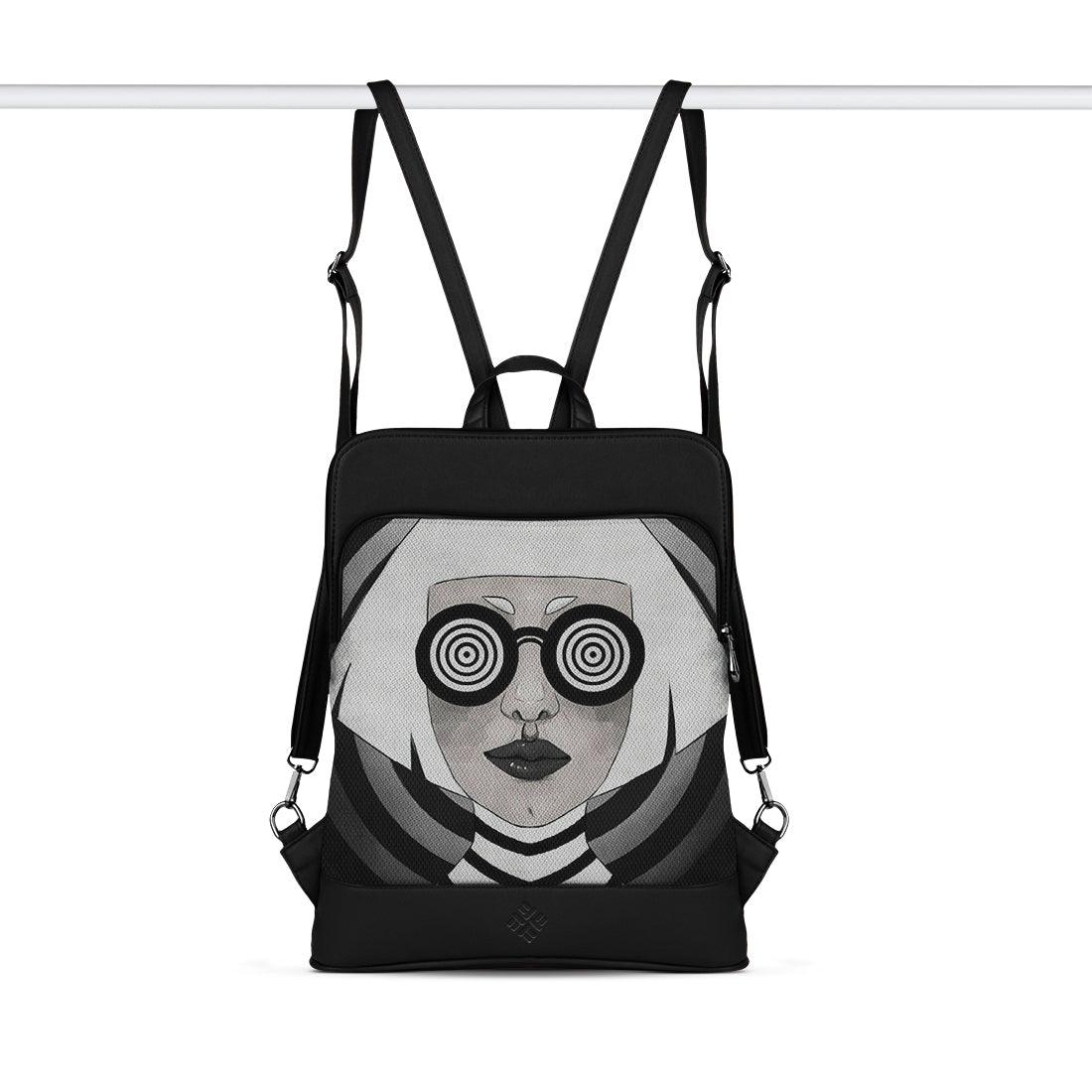 Black Laptop Backpack Hypnosis - CANVAEGYPT