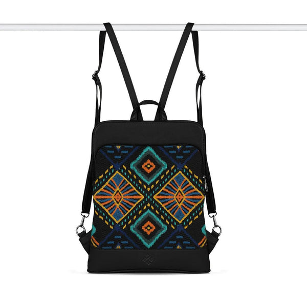 Black Laptop Backpack Lighten Linen - CANVAEGYPT