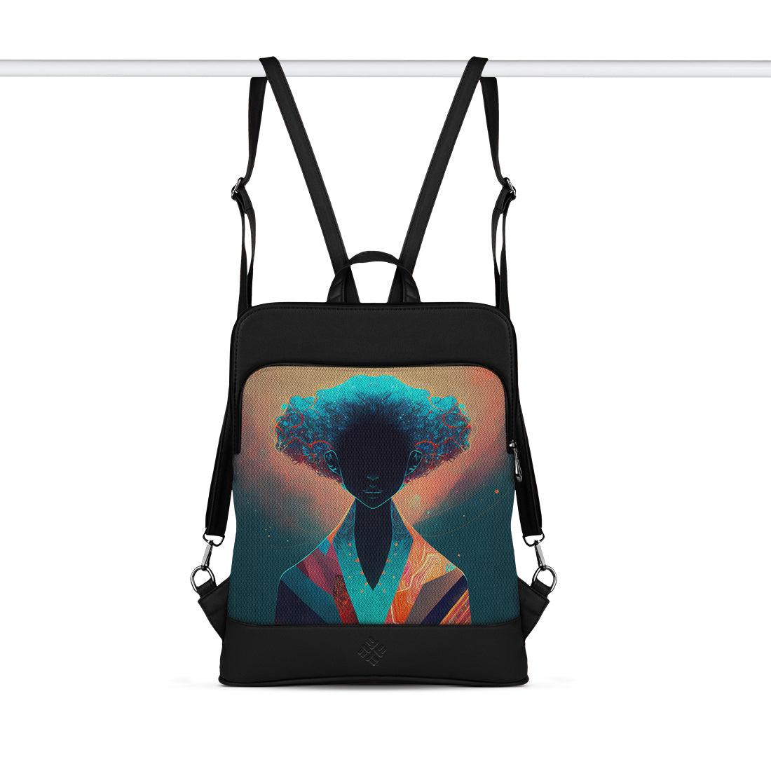 Black Laptop Backpack Neopunk - CANVAEGYPT