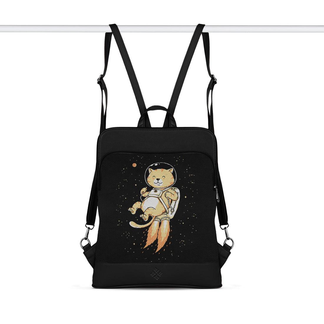 Black Laptop Backpack Space Adventure - CANVAEGYPT