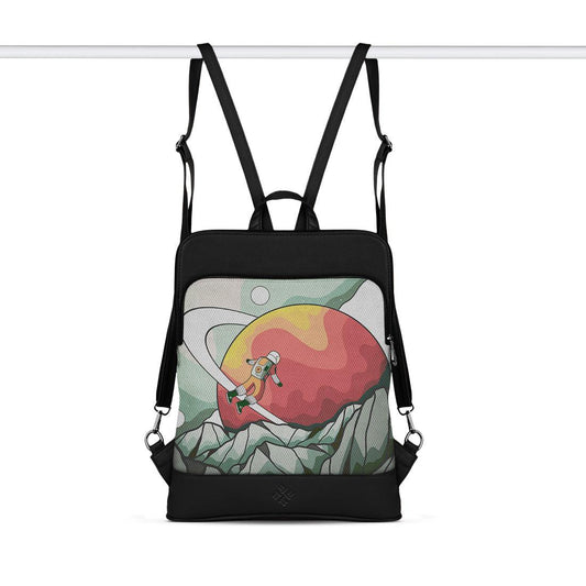 Black Laptop Backpack The Space Walk - CANVAEGYPT