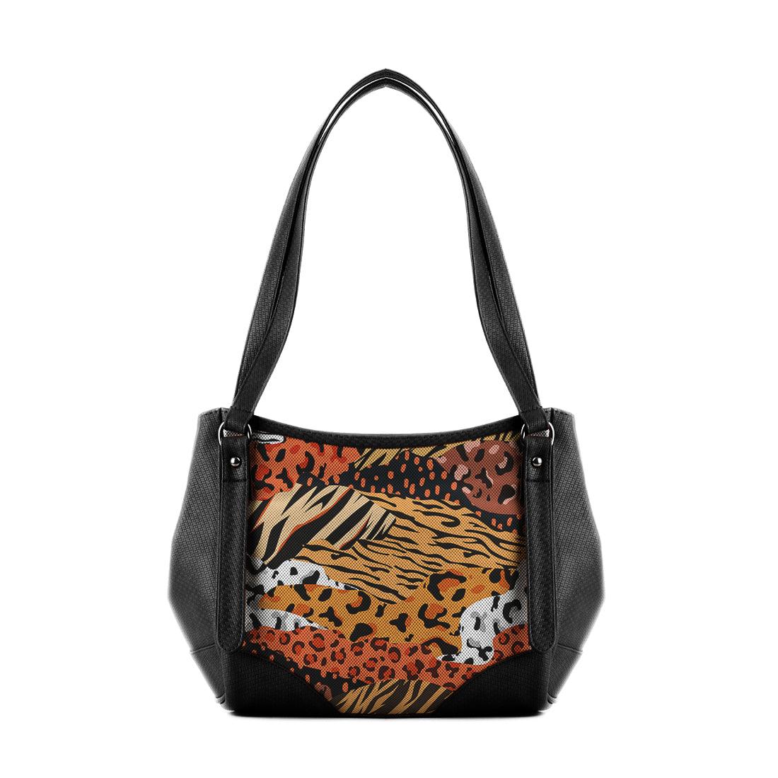 Black Leather Tote Bag Skins - CANVAEGYPT