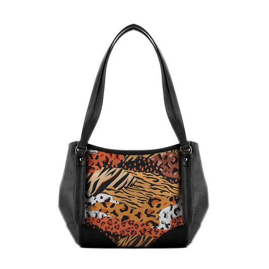 Black Leather Tote Bag Skins - CANVAEGYPT