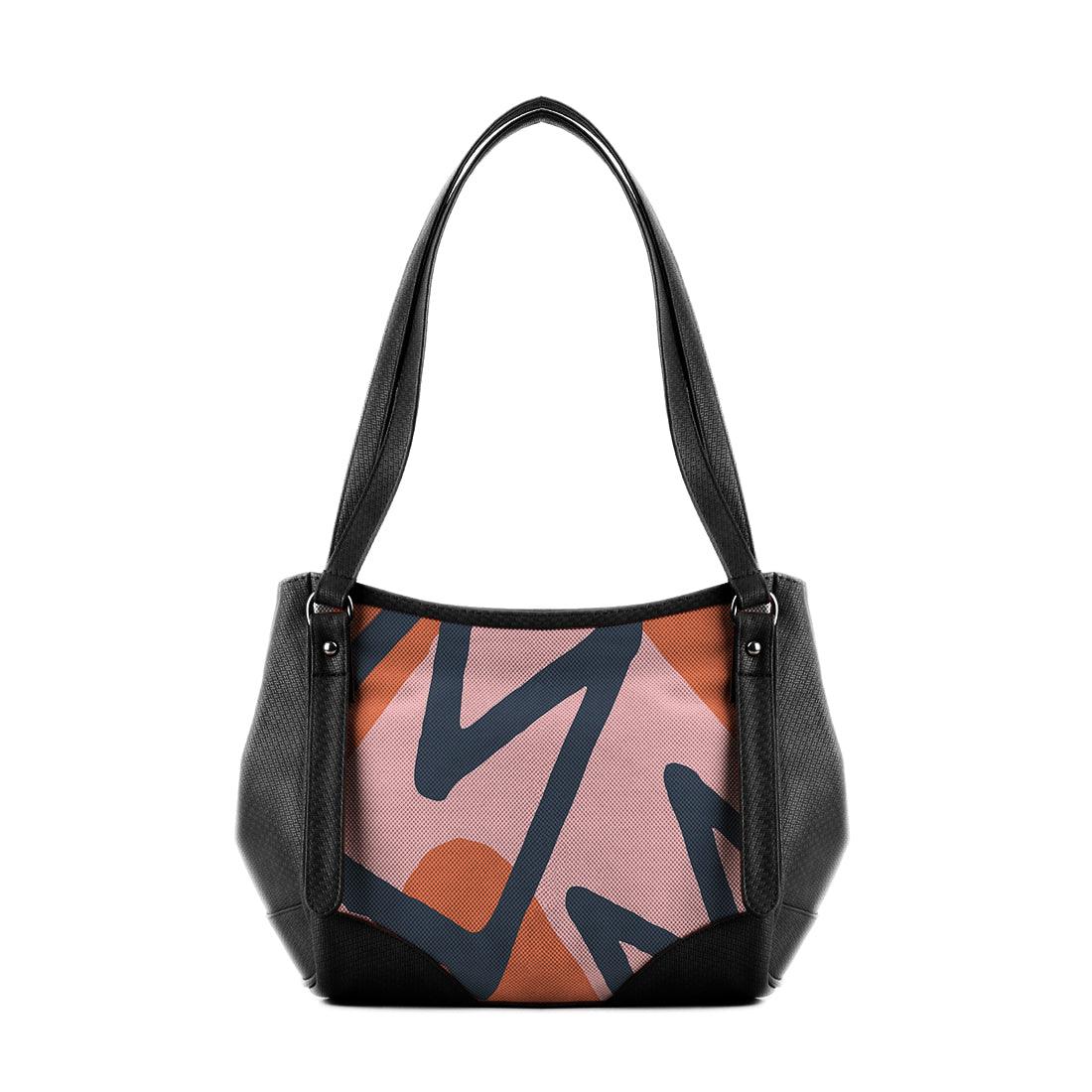 Black Leather Tote Bag Texture - CANVAEGYPT