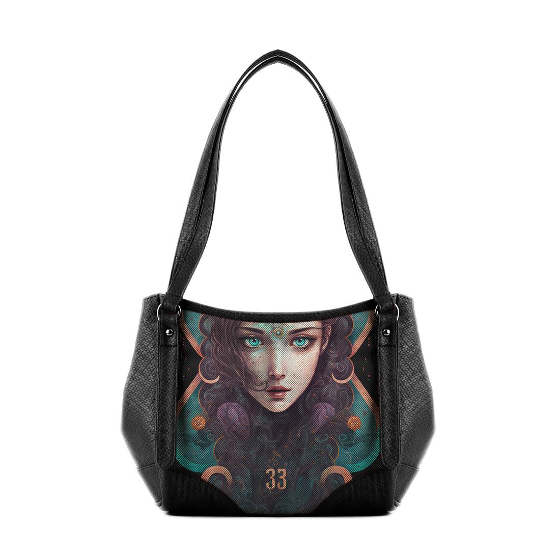 Black Leather Tote Bag Thirty Three - CANVAEGYPT