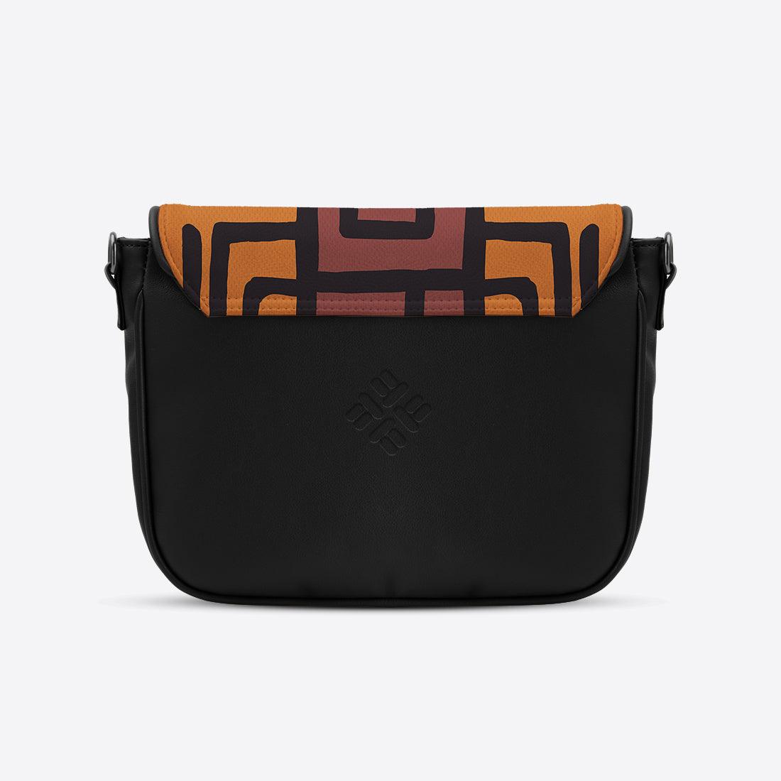 Black Messenger Crossbody African Tribal - CANVAEGYPT