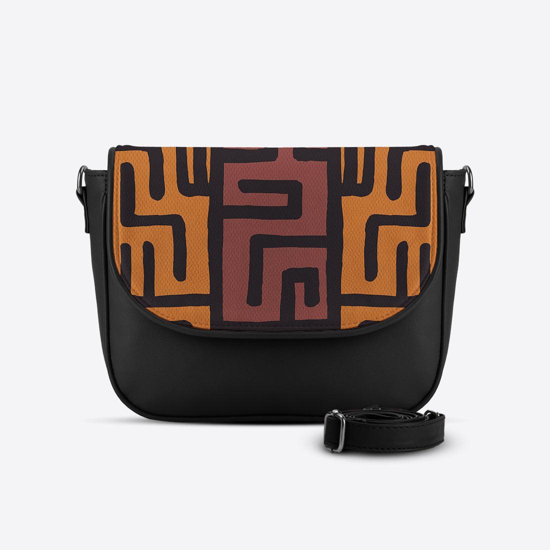 Black Messenger Crossbody African Tribal - CANVAEGYPT