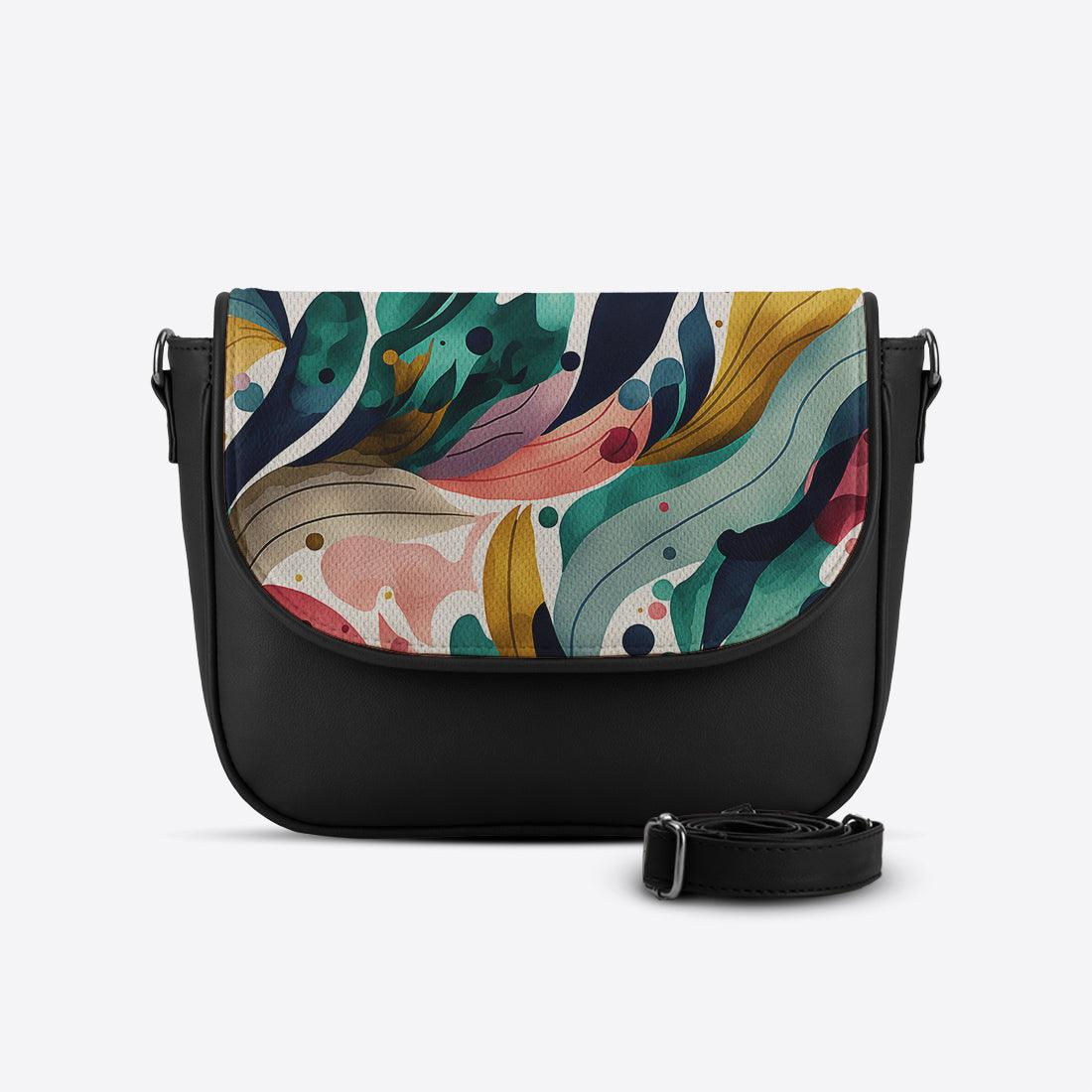 Black Messenger Crossbody Color Flow - CANVAEGYPT