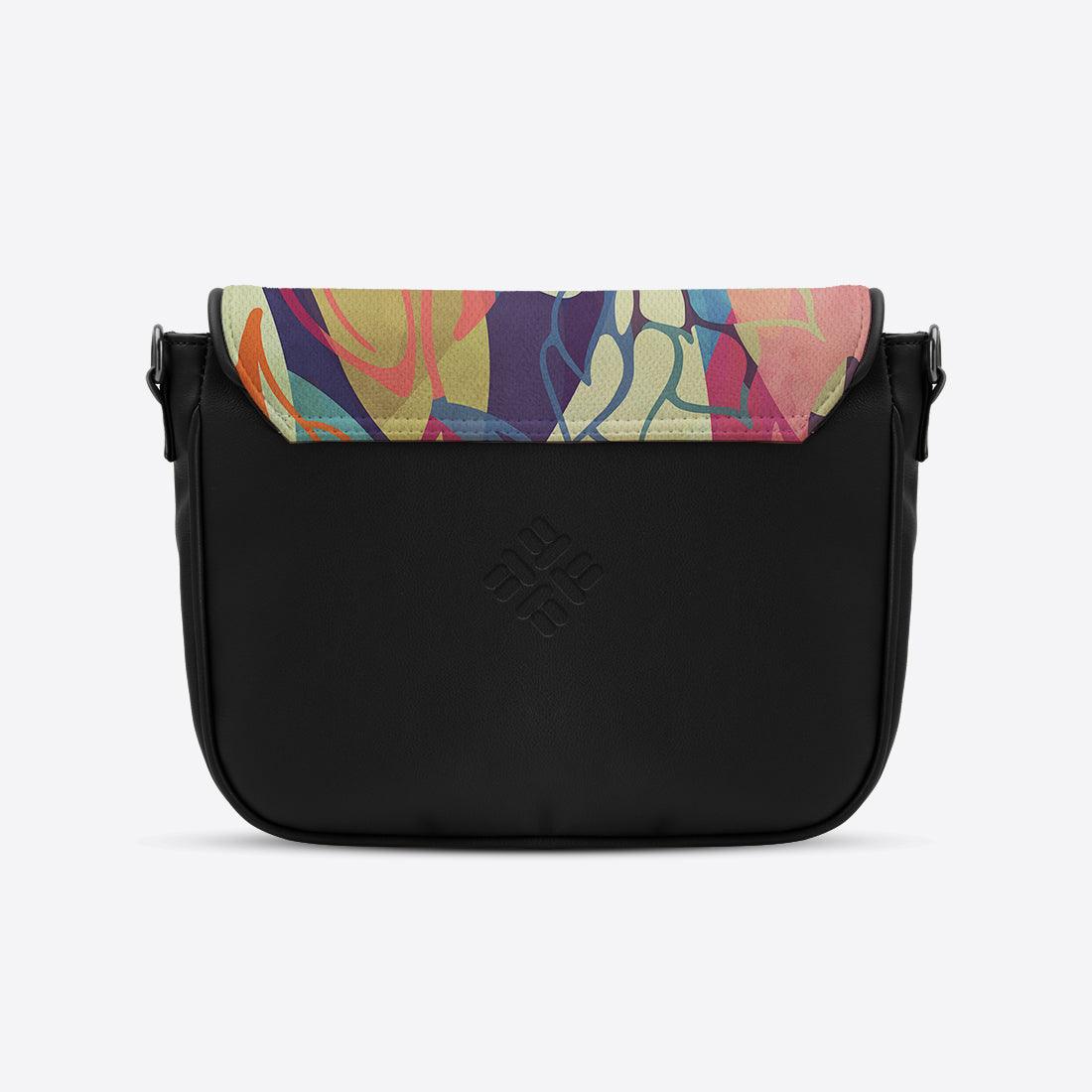 Black Messenger Crossbody Sea Herbs - CANVAEGYPT