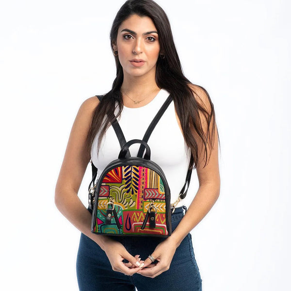 Black Mini Backpack Azly - CANVAEGYPT