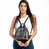 Black Mini Backpack Tiger - CANVAEGYPT