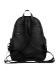 Black Mixed Backpack Flower lines