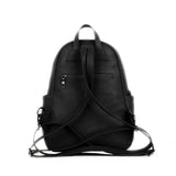 Black Mixed Backpack The other side - CANVAEGYPT