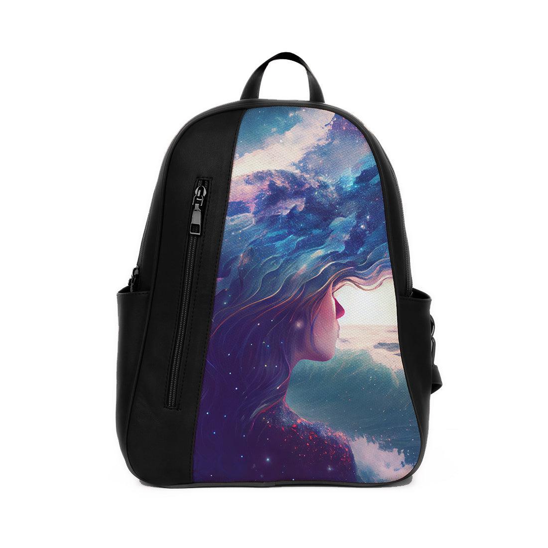 Black Mixed Backpack Thinking Out Loud - CANVAEGYPT