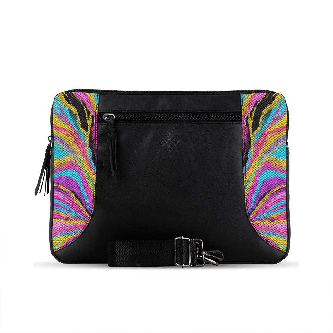 Black Mixed Laptop Sleeve Flow - CANVAEGYPT