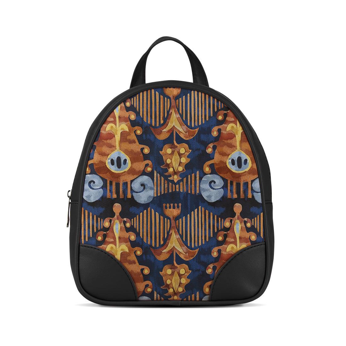 Black O Mini Backpacks Gold garden - CANVAEGYPT