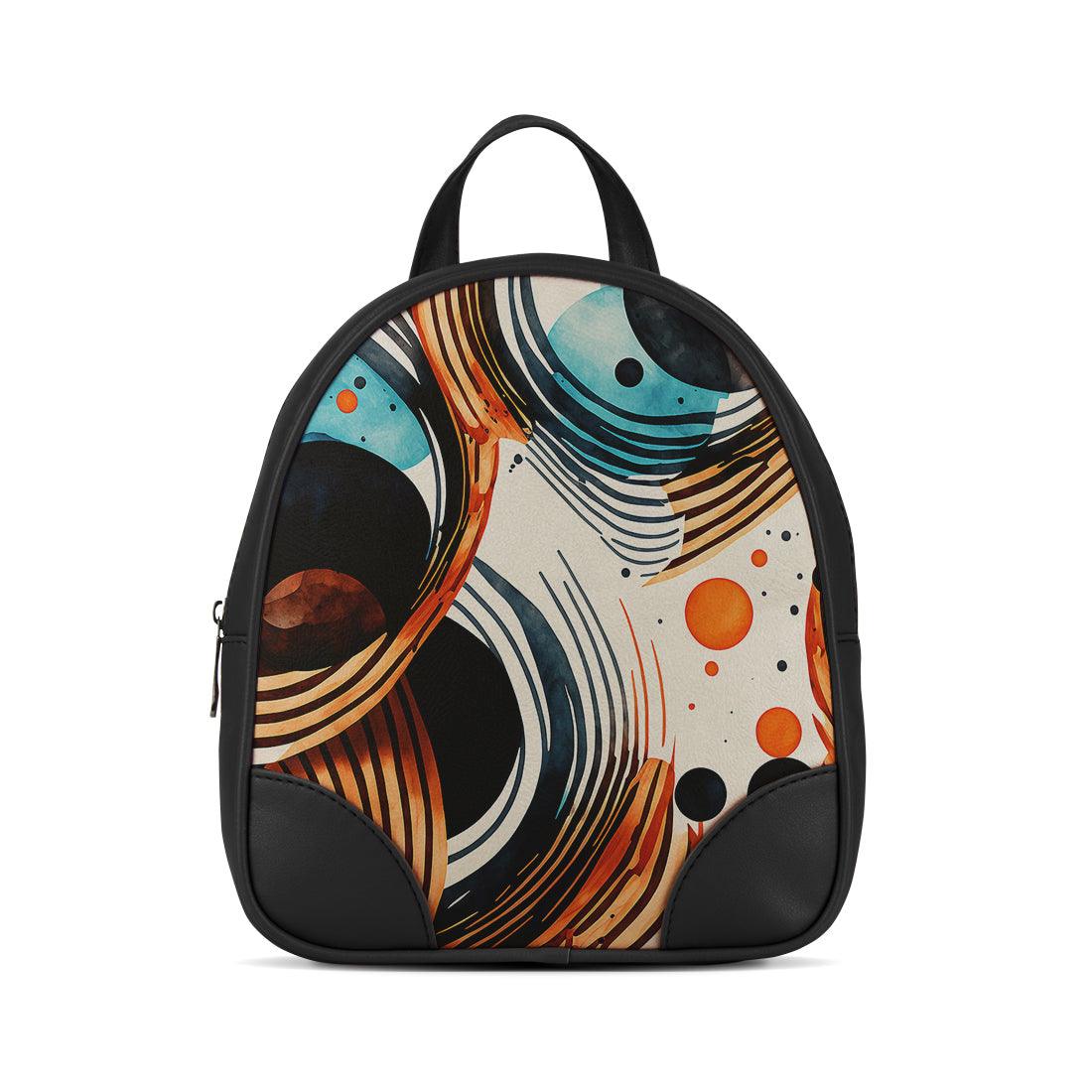 Black O Mini Backpacks Painting - CANVAEGYPT