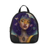 Black O Mini Backpacks Queen - CANVAEGYPT