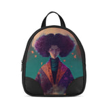 Black O Mini Backpacks Tatiana - CANVAEGYPT