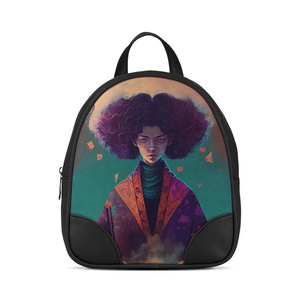 Black O Mini Backpacks Tatiana - CANVAEGYPT