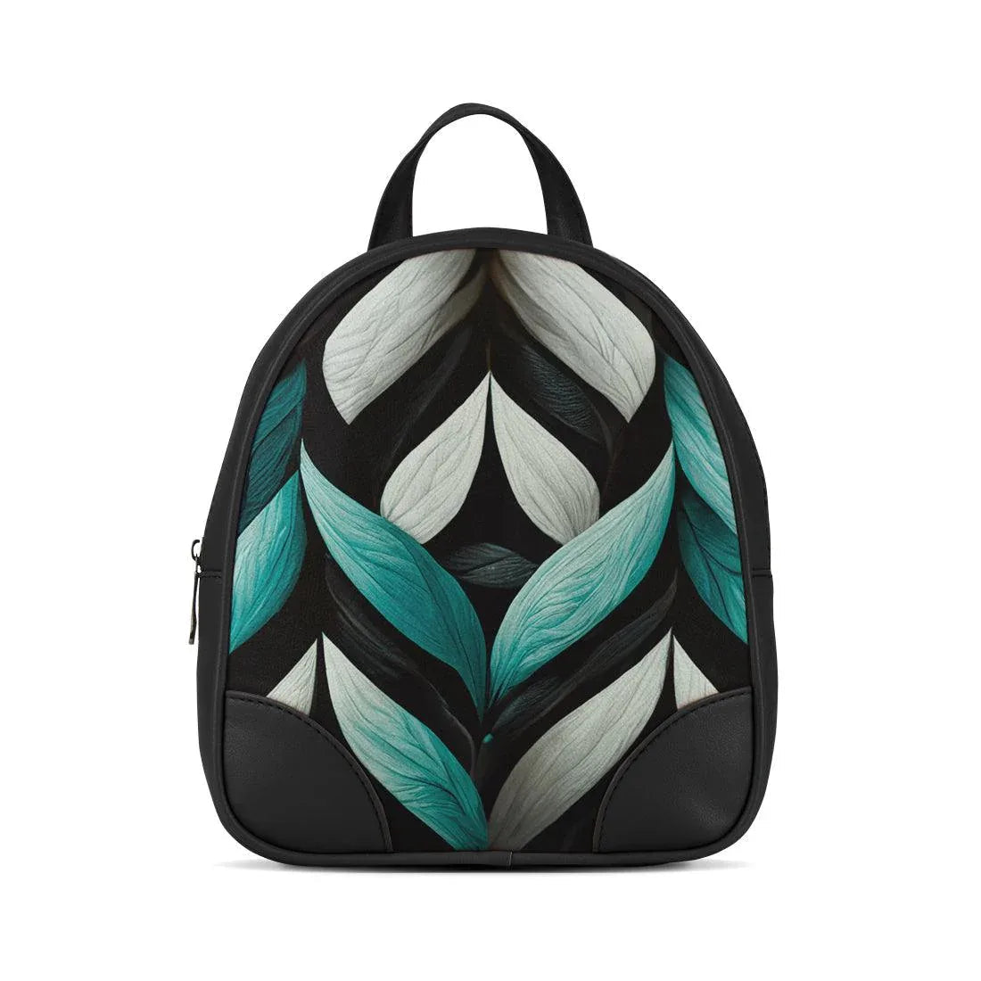 Black O Mini Backpacks Teal Pattern - CANVAEGYPT