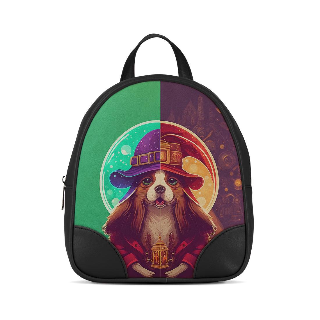 Black O Mini Backpacks Wizard Dog - CANVAEGYPT