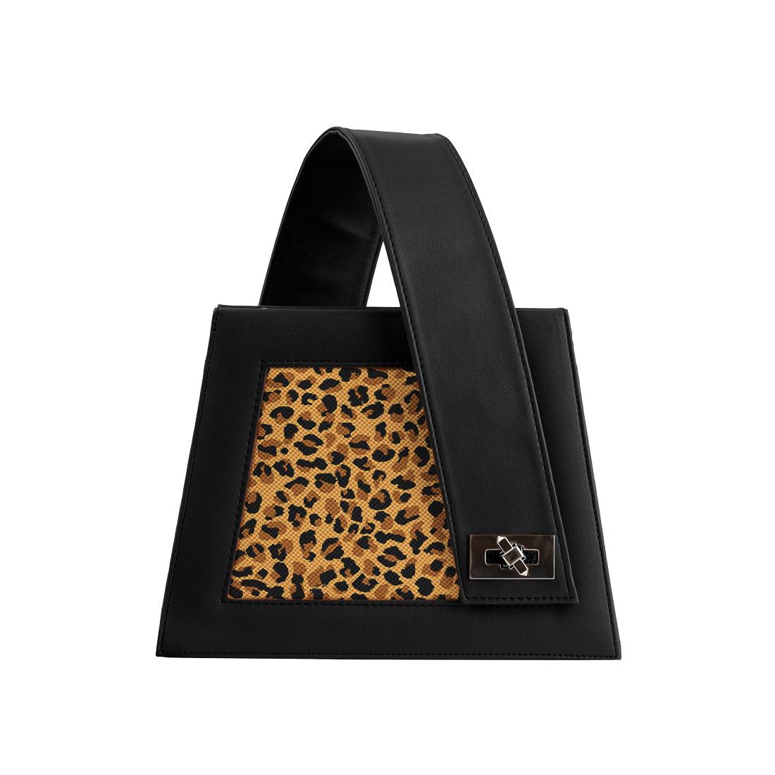 Black One Handed Bag Cheetah - CANVAEGYPT