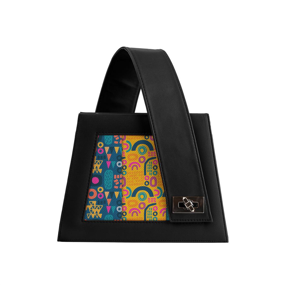 Black One Handed Bag Mixed Shapes - CANVAEGYPT