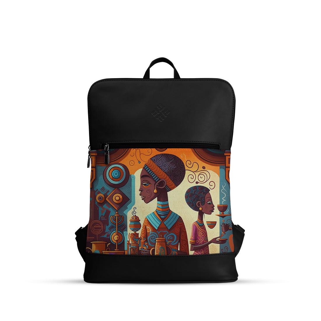 Black Orbit Laptop Backpack Ancient Era - CANVAEGYPT