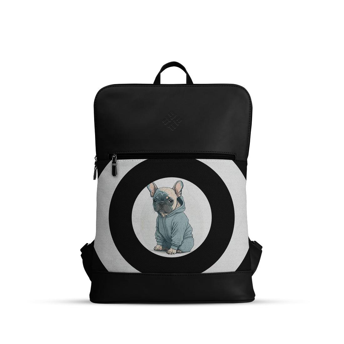 Black Orbit Laptop Backpack Bulldog - CANVAEGYPT
