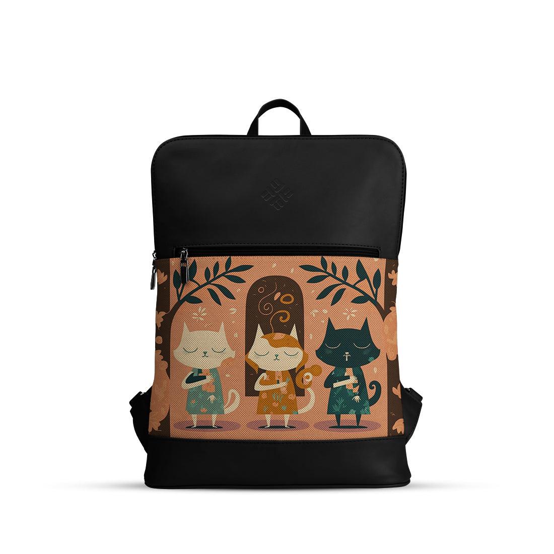Black Orbit Laptop Backpack Cats - CANVAEGYPT