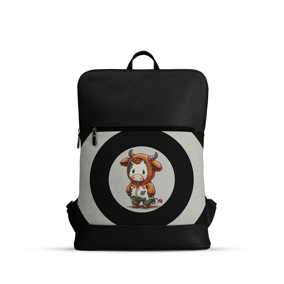 Black Orbit Laptop Backpack Cow - CANVAEGYPT