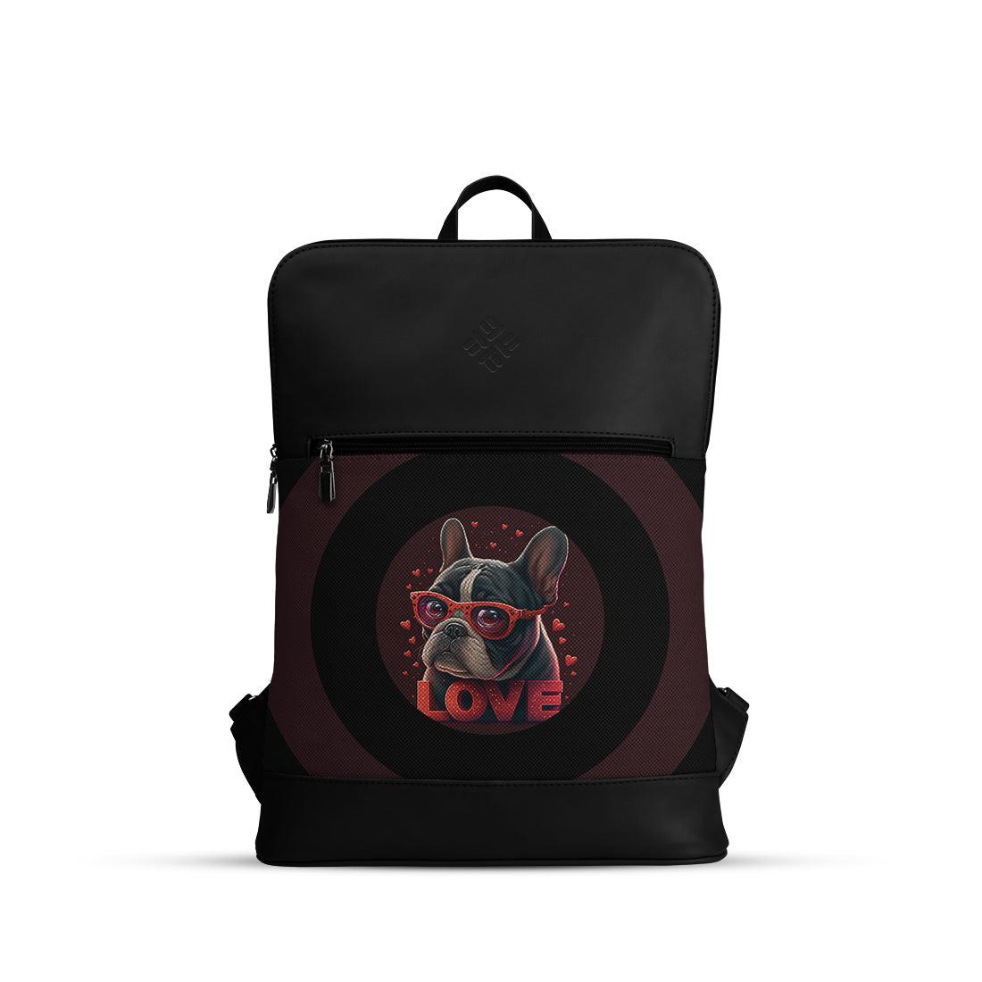 Black Orbit Laptop Backpack Dog Love - CANVAEGYPT