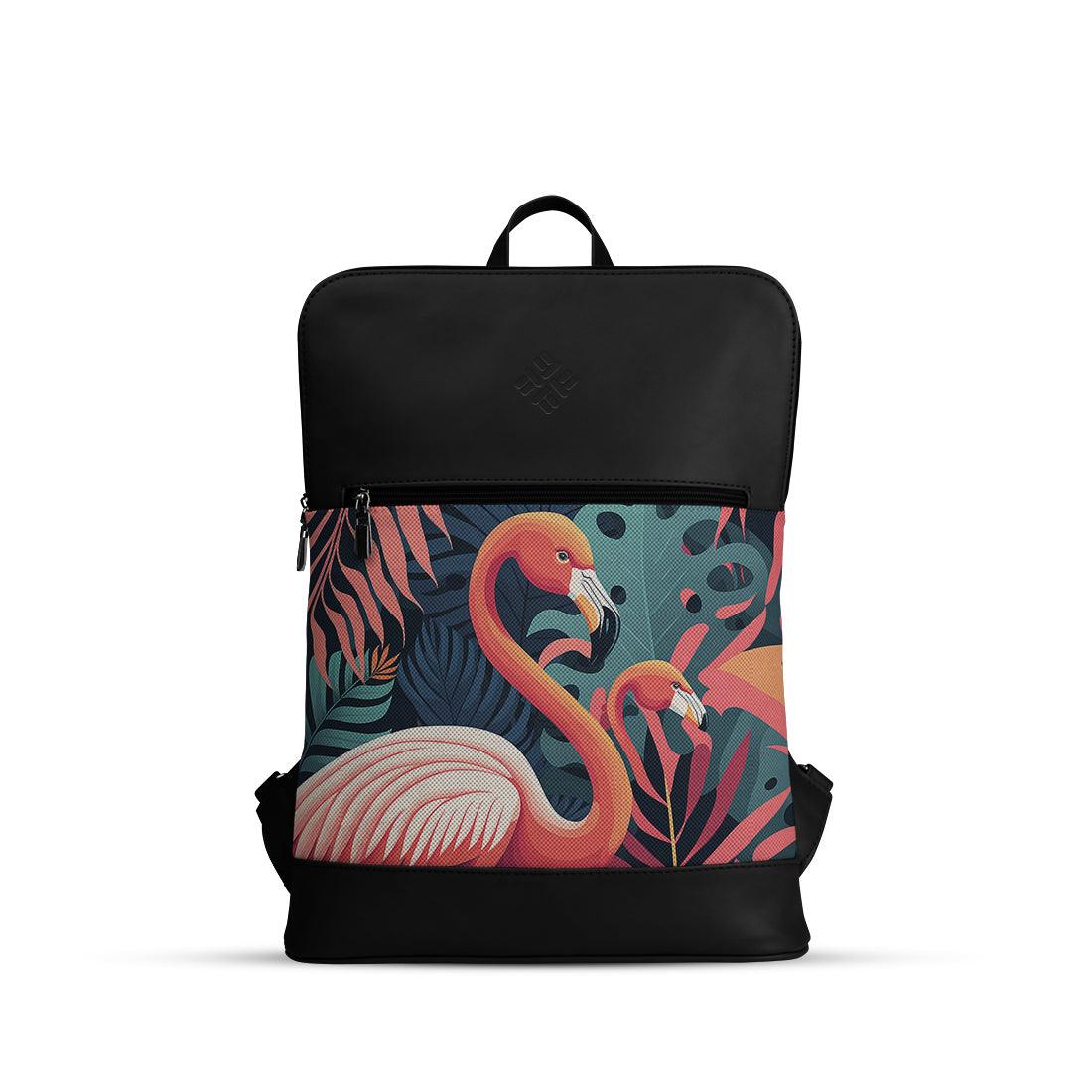 Black Orbit Laptop Backpack Flamingo - CANVAEGYPT