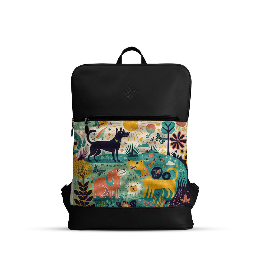 Black Orbit Laptop Backpack Garden - CANVAEGYPT