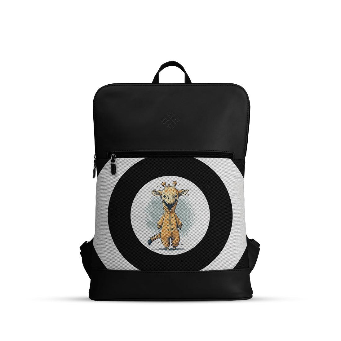 Black Orbit Laptop Backpack Giraffe - CANVAEGYPT