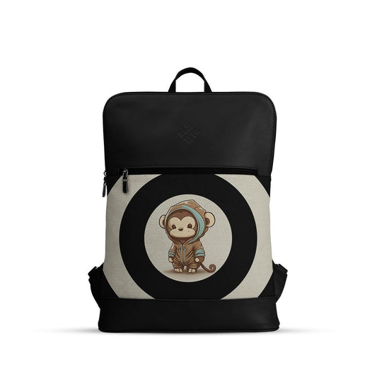 Black Orbit Laptop Backpack Monkey - CANVAEGYPT