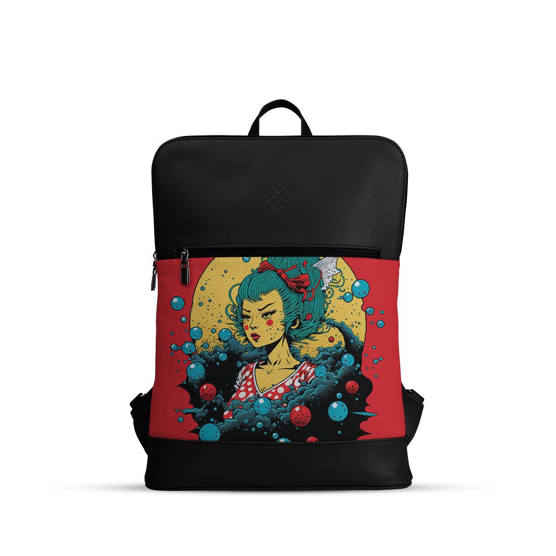 Black Orbit Laptop Backpack Sea Queen - CANVAEGYPT