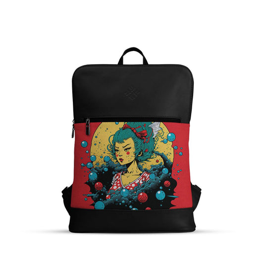 Black Orbit Laptop Backpack Sea Queen - CANVAEGYPT