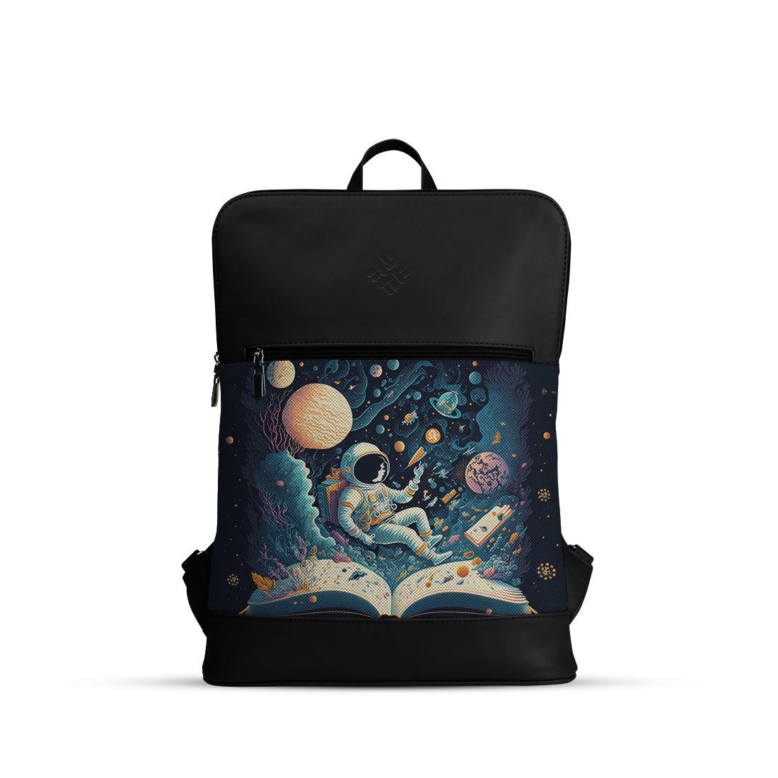Black Orbit Laptop Backpack Space - CANVAEGYPT